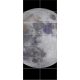 Tile mural with realistic full Moon on black background – modern decorative ceramic tile
